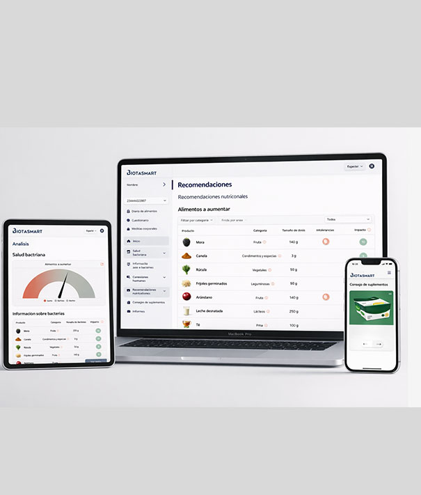 Biotasmart — análisis de microbiota